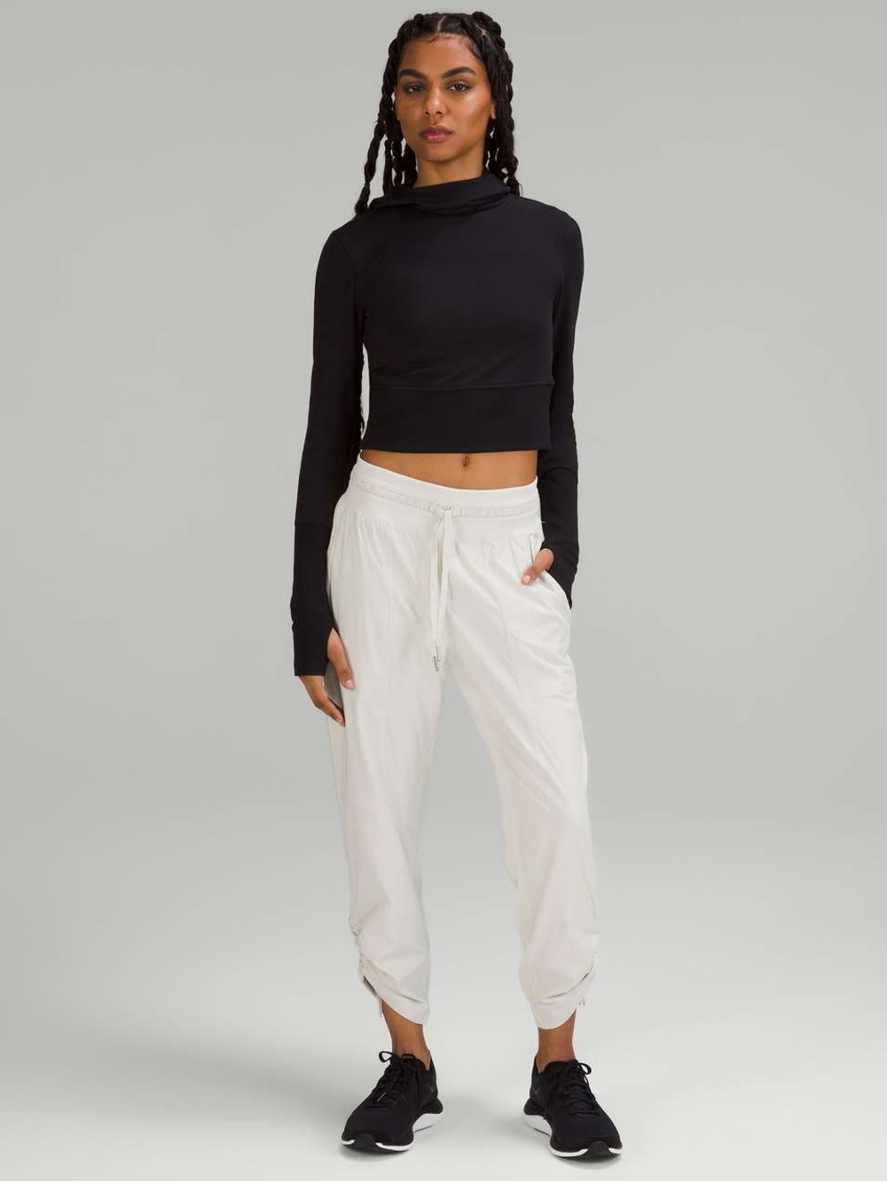 Lululemon Dance Studio Mid-Rise Cropped Pant Bone 8